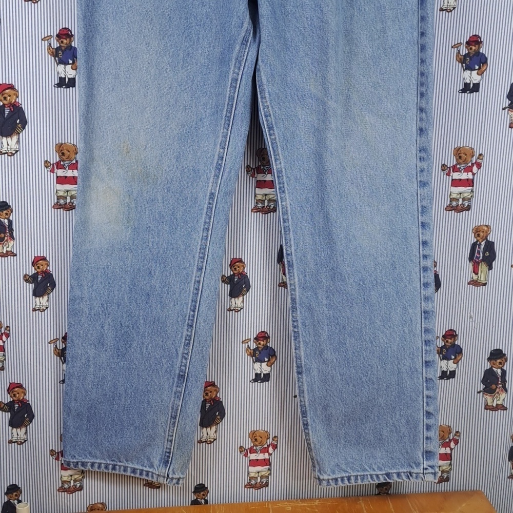 Carhartt B18 STW straight leg light wash casual denim workwear jeans 34-32 - Picture 3 of 6